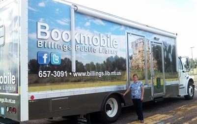Bookmobile & Librarian Patti